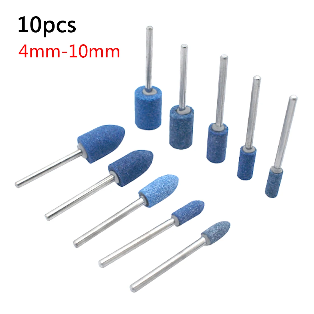 Nylon Fiber Polishing Buffing Head Mounted Point 1//8/" Shank 240~1500 Grit 1Pcs