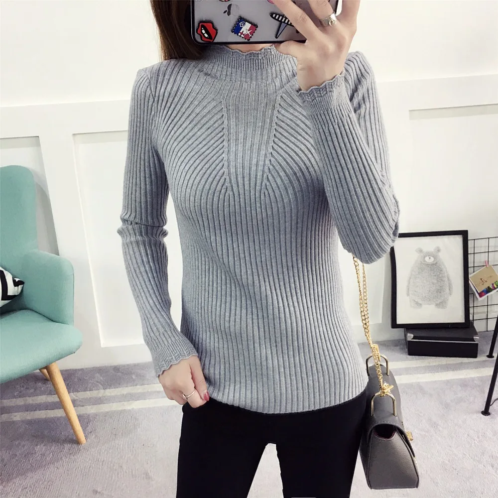 

2019 Women Pullover Autumn Winter Warm O Neck Female Sweater Long Sleeve Casual Loose Knitted Tops
