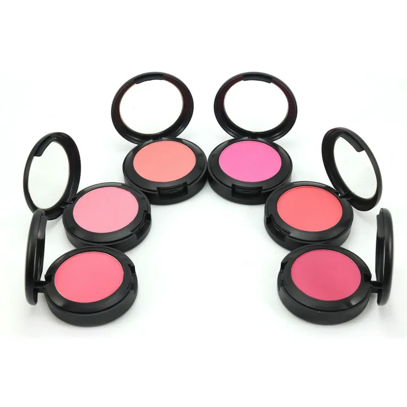 Brand Makeup Cheek Blush Powder 6 Color Blusher Powder Pressed