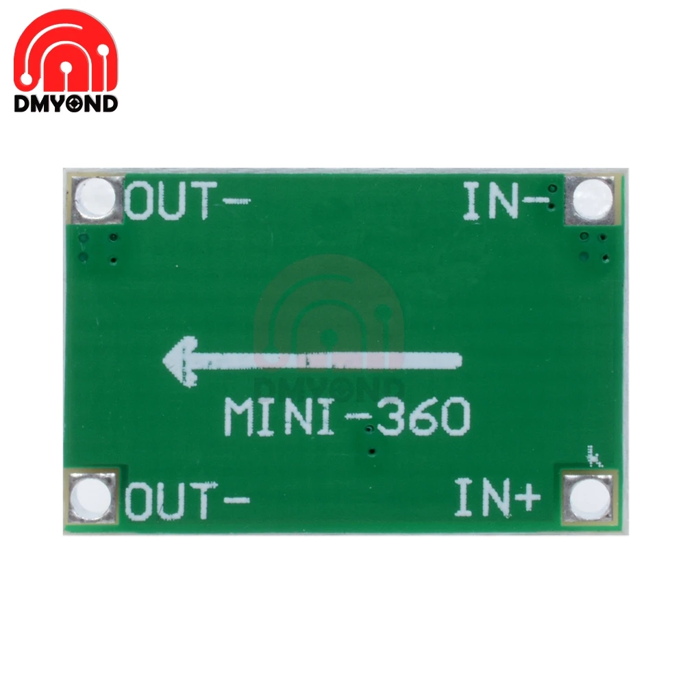 Mini360 Mini 360 DC-DC, convertidor no aislado, módulo reductor para Control de vuelo de coche, 4,75 V-23V a 1V-17V, SG125-SZ +, 5 piezas