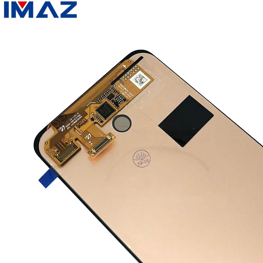 IMAZ AMOLED для samsung galaxy A50 A505F/DS A505F A505FD A505A кодирующий преобразователь сенсорного экрана в сборе для A50 lcd+ рамка