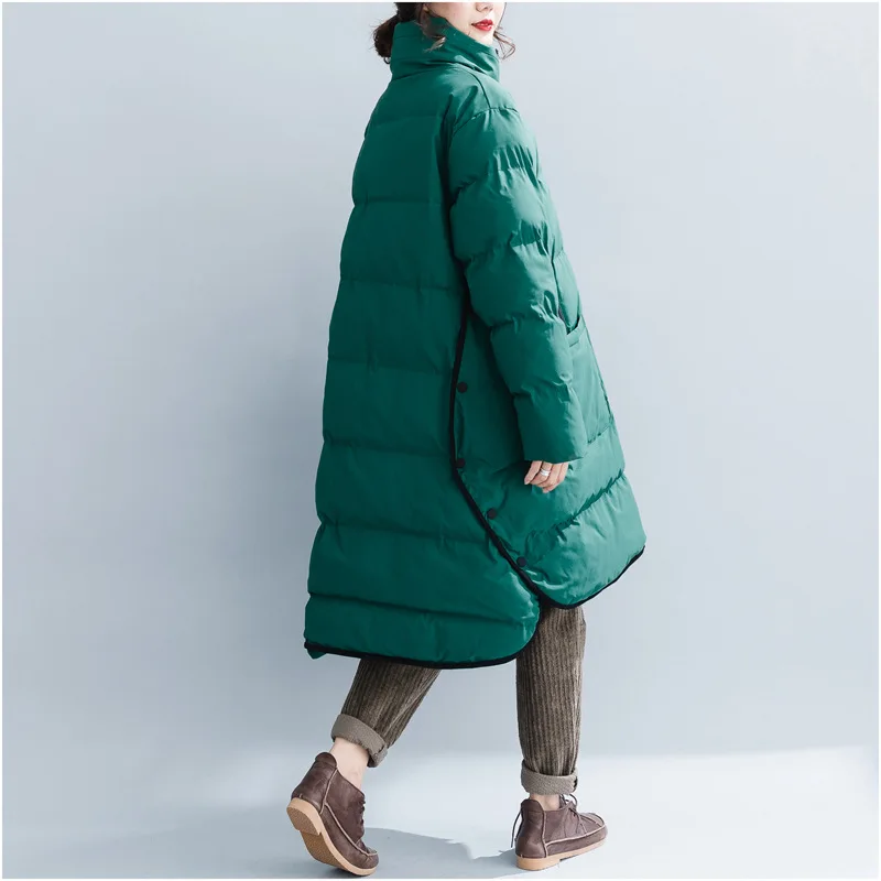 Утолщенные теплые женские пуховые пальто, зимняя верхняя одежда, Женская куртка-парка
