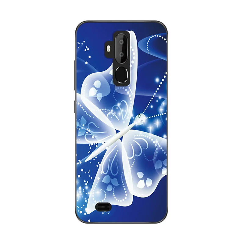 W58 Чехол для Oukitel C12 Pro с фантазийным дизайном и бабочкой для Oukitel C8 чехлы для телефонов с сердечками Чехлы для Oukitel C 12 Pro - Color: W58