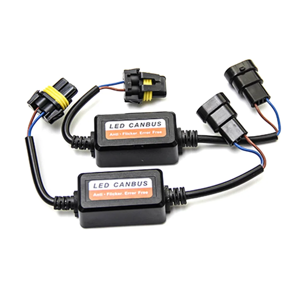 

Computer Warning Error Free Anti Flicker Resistor Canceller Decoder for Headlight LED Canbus Wiring Kit