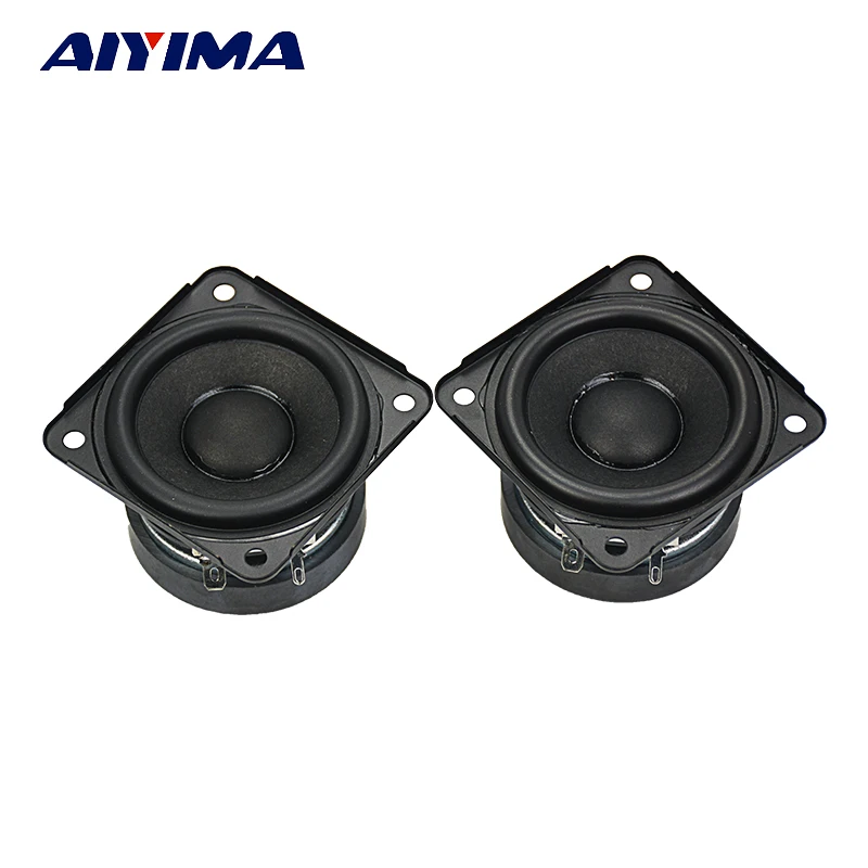 

AIYIMA 2Pcs Mini 2.75 Inch Portable Speaker 4 Ohm 10W Full Range Audio Speakers For Home Theater Sound System