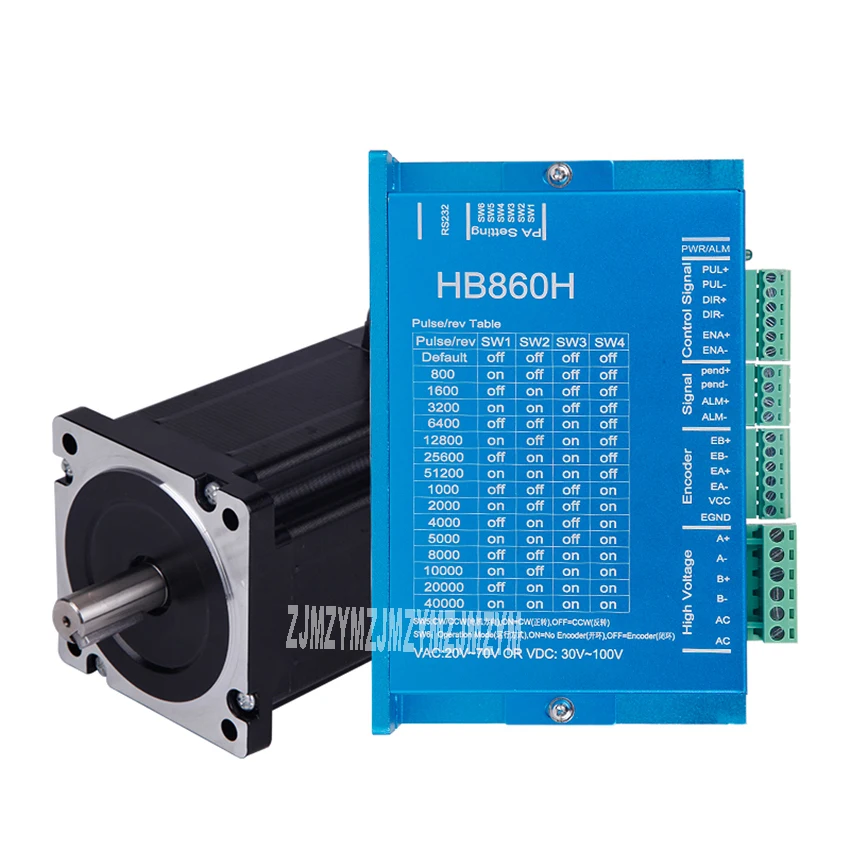 Степпер с сервоприводом 18HBS3401 + HB860H крутящий момент 8N. м 140 мм драйвер 86 шаговый двигатель с замкнутой обратной связью драйвер