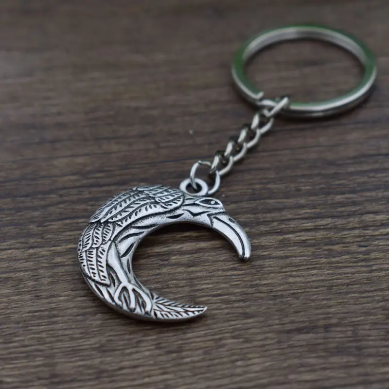 SanLan норвежский викинг Raven Amulet Key Подвеска ворона Тотем Орел брелок птица Creed Talisman