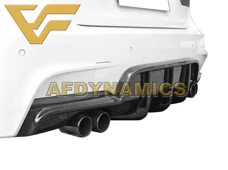 

12-18 F30 316i 316d 318d 320i 320d 325d 328i 330i 330d 335i 335d 340i with M Tech AFD-EN Carbon Fiber Rear Lip Bumper Diffuser