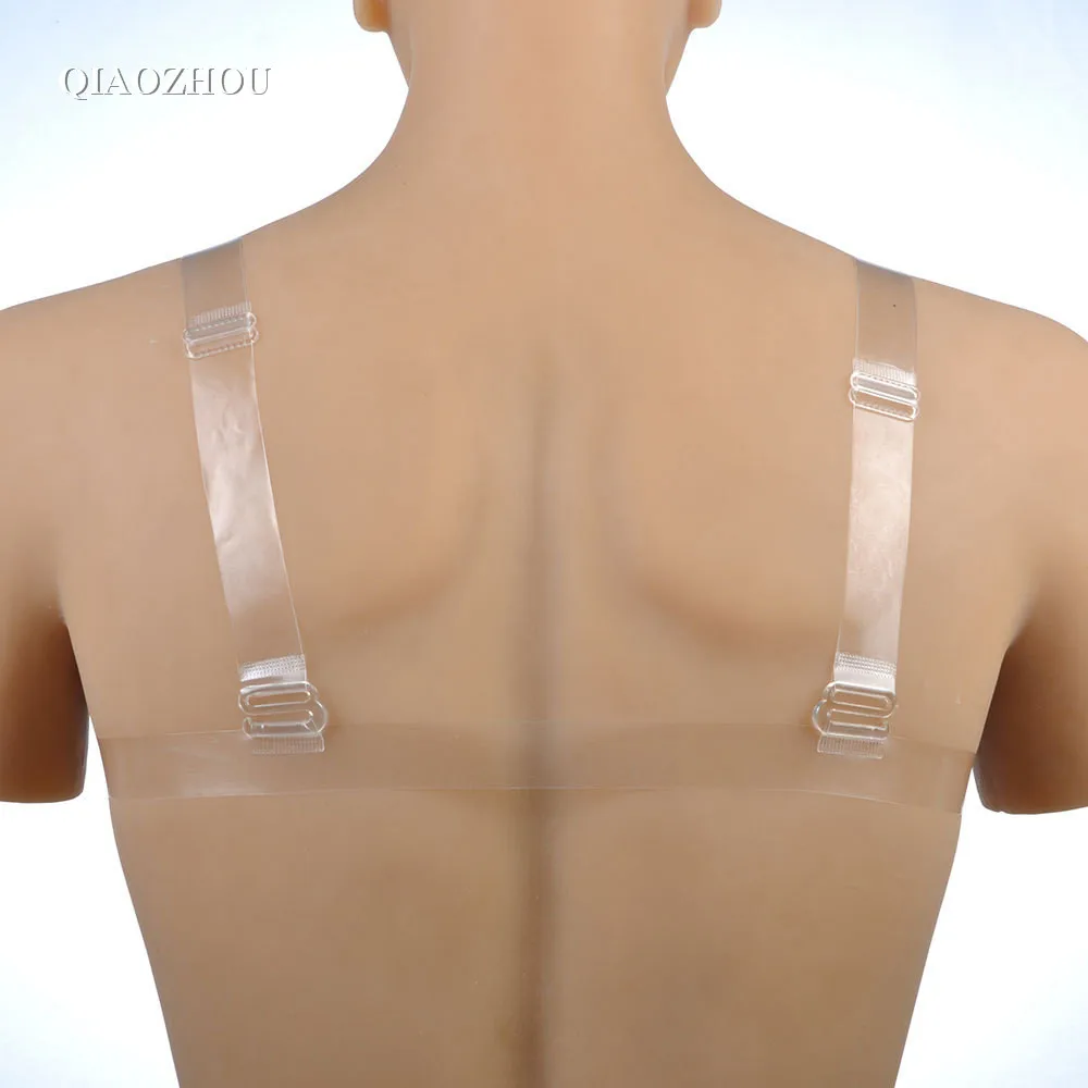 silicone breasts with straps