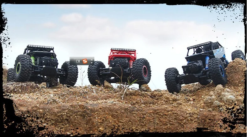 Радиоуправляемый автомобиль 4WD Rock Crawlers 4x4 вождение автомобиля с двойным мотором