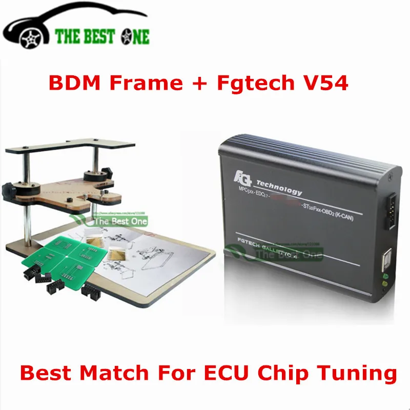 Полный набор адаптеров для BDM рамок + Fgtech Galletto 4 Master V54 OBD2 ECU инструмент настройки