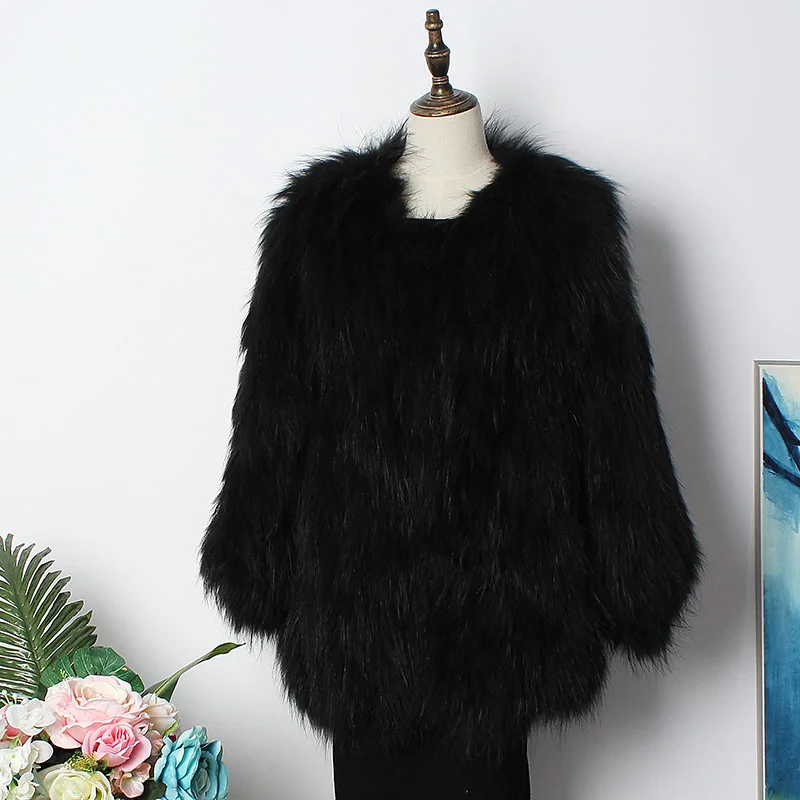 Tricoté Parkas Chaud Causal Raton 5 Réel De 2 Veste 4 D'hiver Femmes Mode Nouvelle 3 2018 Naturel 1 Laveur Épais Longue Manteau 6 Parka Survêtement Fourrure xaZOyTfw