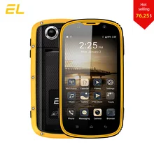 E&L W5 Mobile Phone Android Original Phones Waterproof Shockproof Phone Quad Core Touch Phone Smartphone 4G Unlocked CellPhones