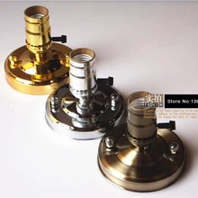 1 шт. электрическая лампочка эдисона сначала один Винтаж основание светильника E26/E27 вывинчивающейся головки UL сертификация сиденье потолочных светильников из «сделай сам»