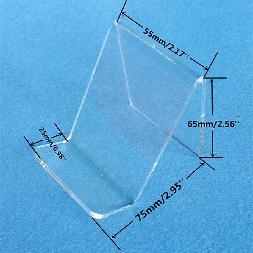 Высококачественный акриловый кошелек T3 мм сумка для Iphone Книжная витрина стойка