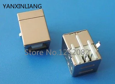 

10 pcs USB Type B Female 4 Pin DIP printer port D-shaped PCB Socket Connector