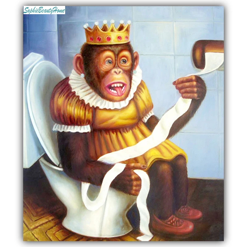 

Sophie Beauty Home Diamond Embroidered Monkey King wc Full Square / Round Rhinestone Photo Diamond Mosaic Mosaic Home Decor