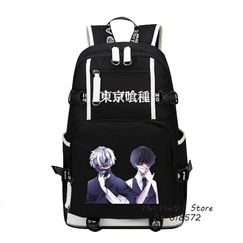 Высококачественный аниме Токийский Гуль косплей Kawaii Ken Kaneki рюкзак с принтом