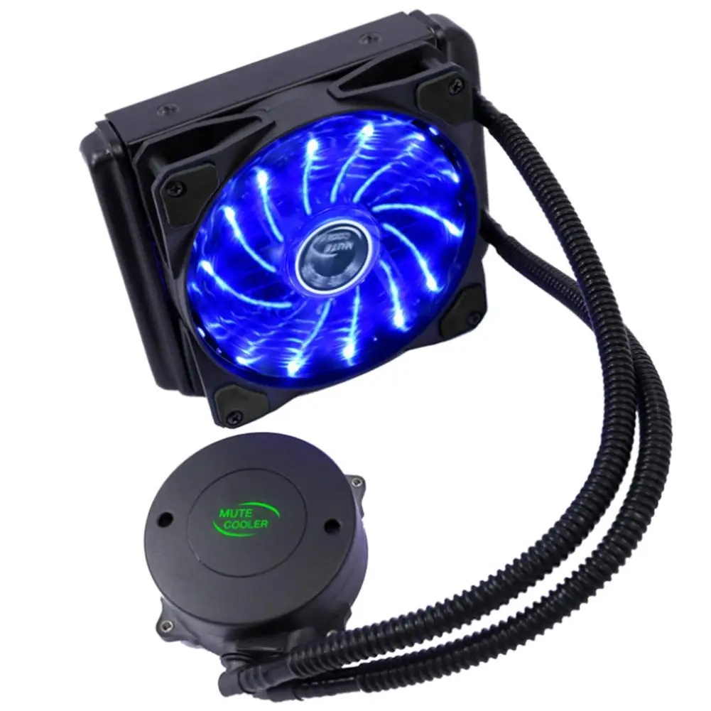 

2019 LED Light Quiet Heat Dissipation Computer CPU Water Cooling Radiator Cooler