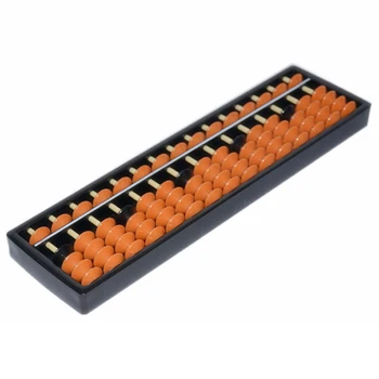 

Plastic Abacus Arithmetic Soroban 15 Digits Kids Maths Calculating Tools Chinese abacus toys abacus educational 23*6.5*1.5cm