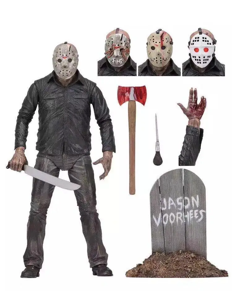 

A New Dimension in Terror. a review of Friday the 13th Part 3 Jason Freddy pvc action figure model toy doll 18CM