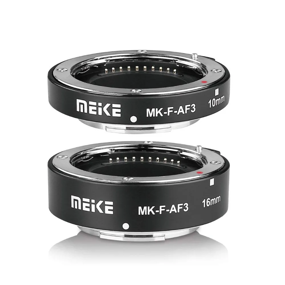 Meike MK-F-AF3 металлическое Удлинительное макрокольцо для автоматического для ЖК-дисплея с подсветкой Fujifilm X-T20 XT2 X-T10 XT3 XT100 X-H1 X-A5 X-PRO2 X-A1 X-T1 XT30 X-T3