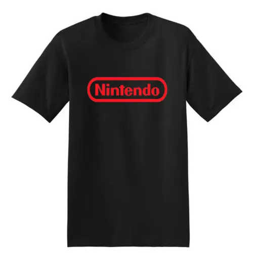 Nintendo Log - Cotton T shirt - game - gaming - Gamer - Mario brothers- Super N