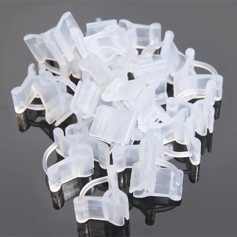 100pcs! Seedlings Grafted Branches Clip Flower Seedlings In Plastic Connecting Parts Arts Grafted Nursery Accessories 100pcs! Seedlings Grafted Branches Clip Flower Seedlings In Plastic Connecting Parts Arts Grafted Nursery Accessories