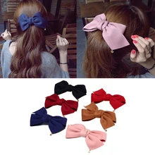 Horquilla con lazo grande, accesorios para el cabello, pasador, tocado, pinzas de pelo para mujer y Chica, estilo coreano a la moda