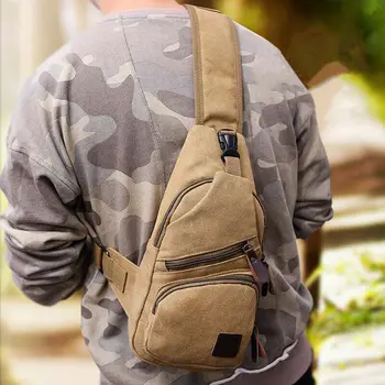 

2019 Waist Packs Men Chest Bag Pack Zipper Casual Buckle Travel Sports Wear Shoulder Multi Function Backpack Cross Body Outdoor