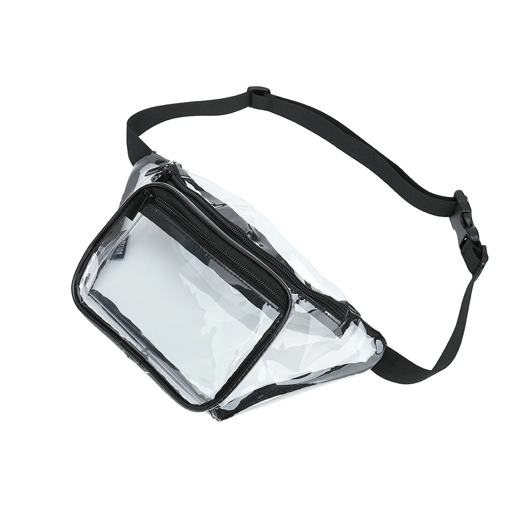 Прозрачная ПВХ прозрачная поясная сумка высокого качества Прочная ПВХ поясная сумка доступна на заказ