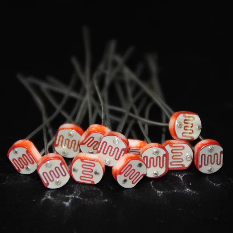 

20pcs 5549 Photodetector Photoconductive Resistance Light Dependent LDR 5MM Photoresistor Photoelectric Switch Photodetector