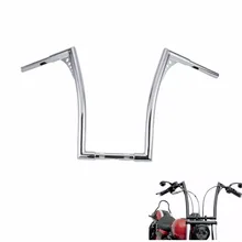 МОТОЦИКЛ хром Fat 1 ''18" Rise Ape вешалка руль для Harley Softail standard FXST FLST