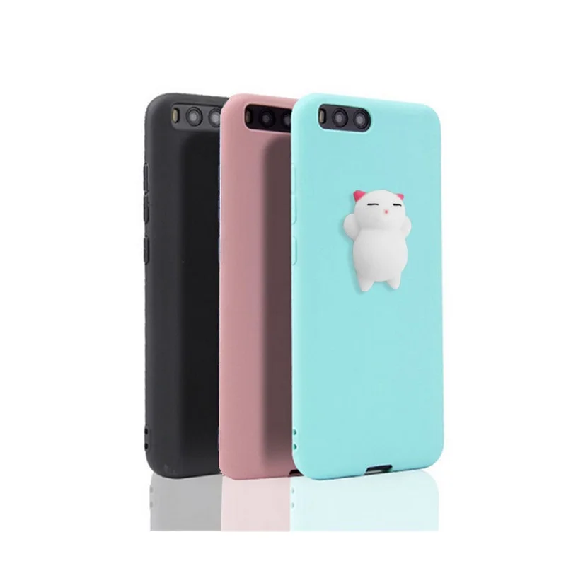 Pinch тыкать Squishy Cat Мягкий силиконовый чехол для Xiaomi mi 4 5 6 5X 5C 5S x Макс Красный 3 S 4A 4X5