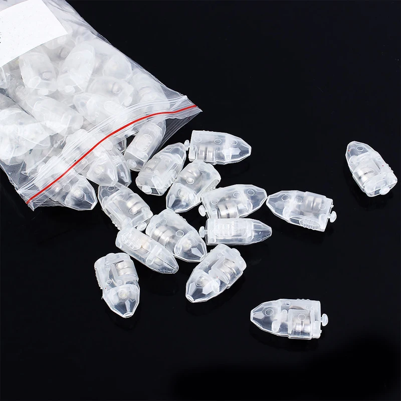 

Dikale 100pcs / Lots of new LED balloon light switch bullets colorful bulbs paper lanterns lights holiday lights