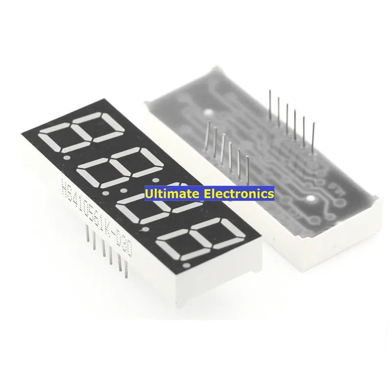 

10pcs 0.56 inch red high light 1bit 2 bit 3 bit 4 bit Common anode digital tube 4bit Digital tube with clock