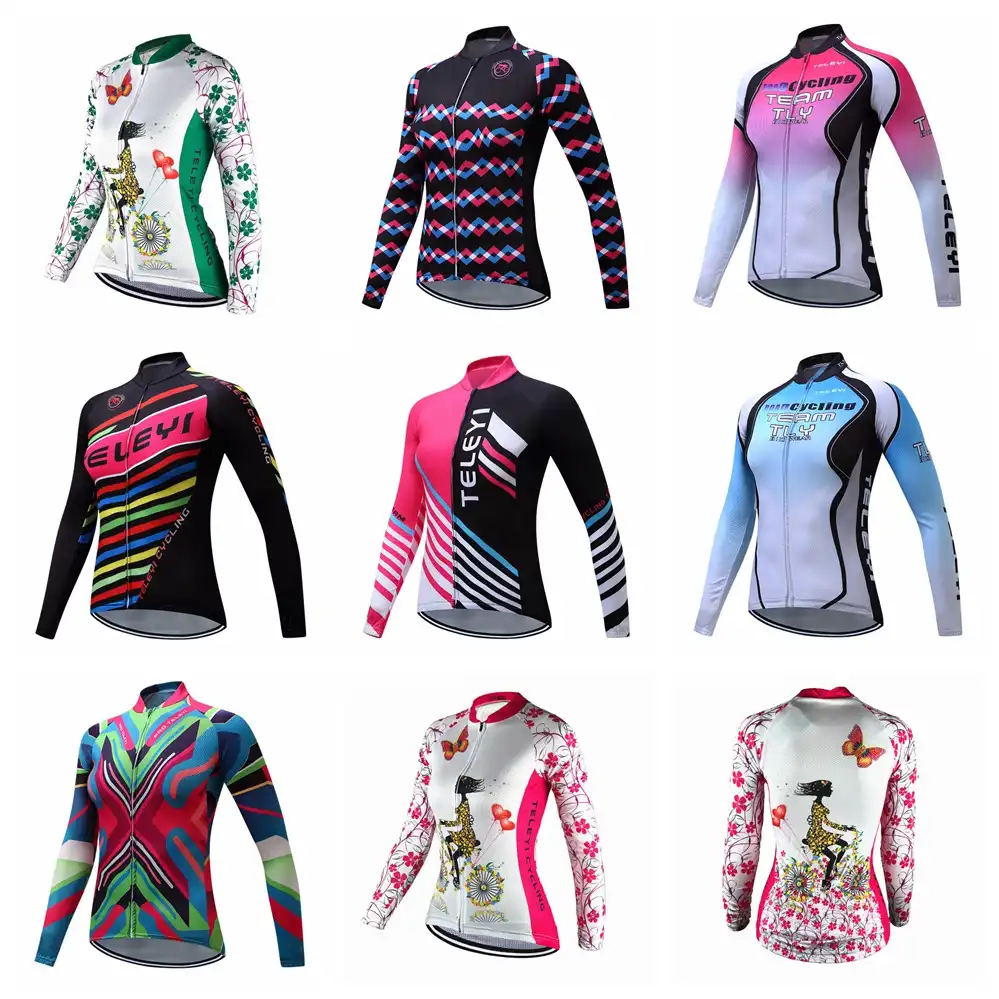 jersey de ciclismo para mujer