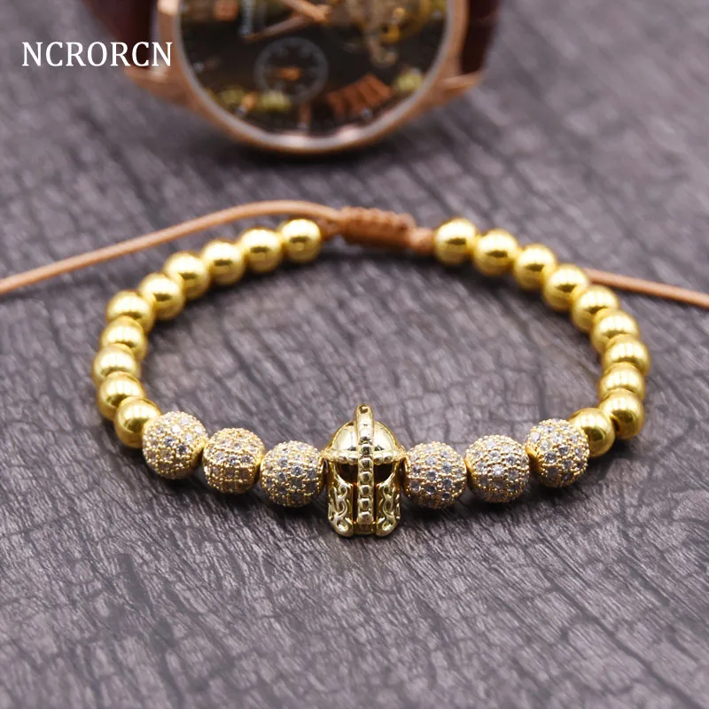 

Новый дизайн, Роскошные Очаровательные армированные браслеты-воины для женщин и мужчин, фианитовые плетеные браслеты с микрозакрепкой, ювелирные изделия для мужчин