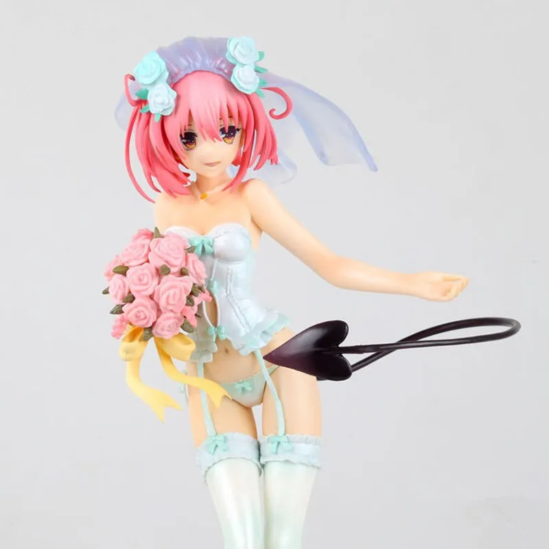 Аниме Япония сексуальная фигура TO LOVE RU Momo Belia Deviluke в свадебное платье для куклы 25 см ПВХ фигурка игрушки