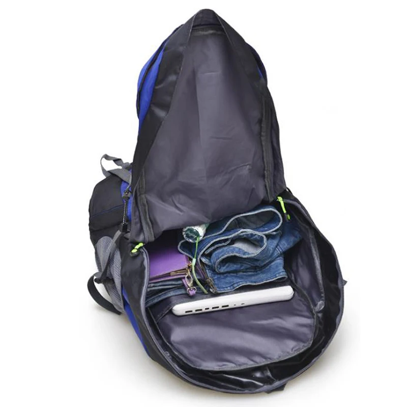 Limited Hot 50L Large Waterproof Climbing Hiking Backpack Rain Cover Bag Camping Mountaineering Backpack Sports Outdoor Bike Bag