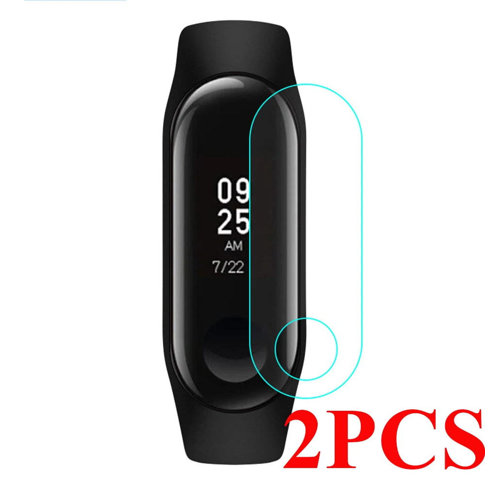 2 шт защита экрана мягкая пленка для Xiaomi Mi Band 3 Полное покрытие Защитные пленки