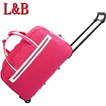 Entreprise Roue Bagages Chariot Métallique Sacs Femmes Sac de Voyage de Chariot À Main Unisexe Sacs Grande Capacité Valise Sac Conseil Châssis
