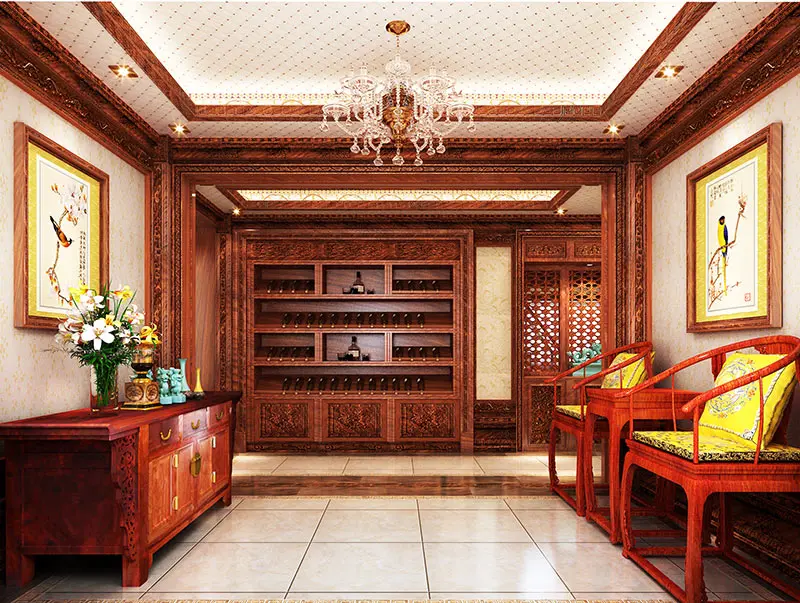 Drawing Room TV Stand Rosewood Home Furniture Solid Wood Bedside Cabinets China Antique Wooden Counter Redwood Lockers Classical