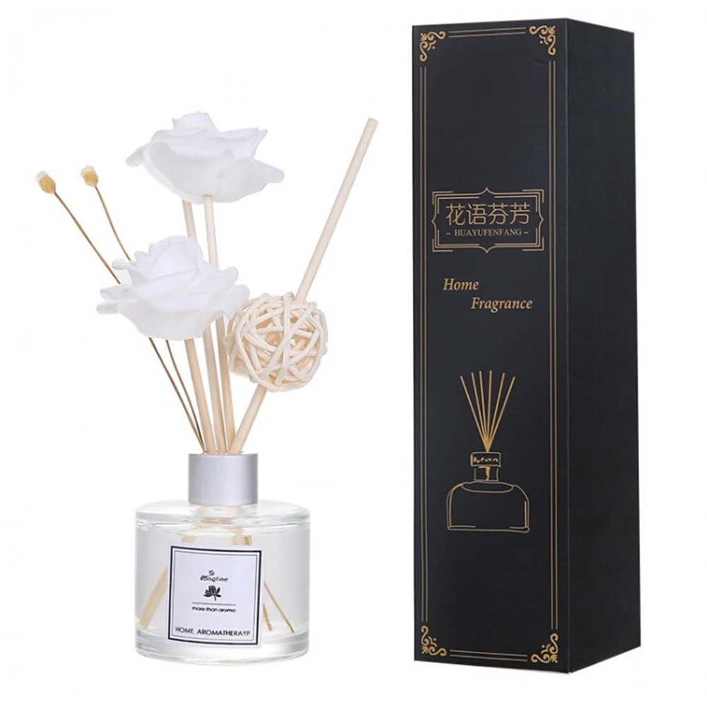 50ml aromatherapy essential oil kits 8 fragrance dried rattan for party home decoration reed diffuser sticks dropshipping TSLM1