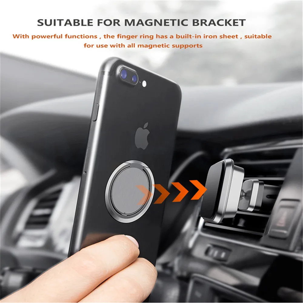 Finger Ring Smartphone Mobile Phone Stand Holder For iPhone XS Max Huawei Samsung Xiaomi Ultra Thin Smart Phone Car Mount Stand