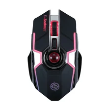 Беспроводная мышь Бесшумная эргономичная, игровая мышь 7 клавиш RGB подсветка 2400 dpi для ноутбука компьютер дропшиппинг