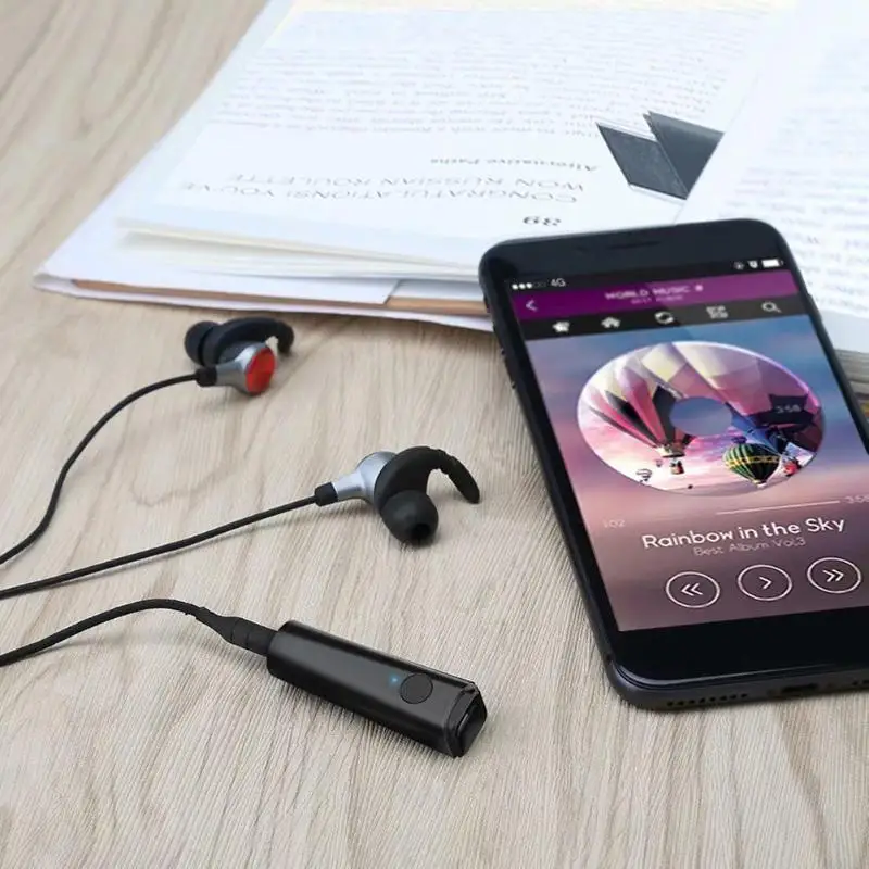 Лидер продаж Bluetooth5.0 громкой связи беспроводной адаптер 3,5 мм мини стерео аудиоприемник для динамик телефоны автомобильные наушники высокое качество