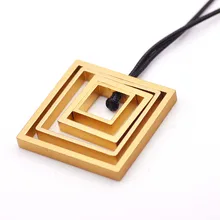 Новинка, алюминиевый кулон и ожерелье, длинное массивное ожерелье, свитер с веревкой, цепочка для женщин, модное ювелирное изделие