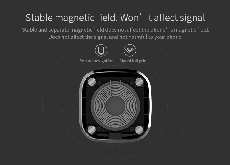 NILLKIN Enhance автомобильное беспроводное зарядное устройство держатель Qi магнитный держатель на вентиляционное отверстие для samsung S9 S8 S7 S7 Edge для iPhone 6S 7 8 8 Plus