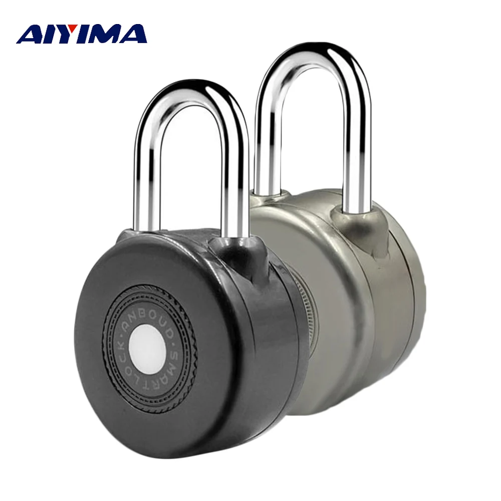 

AIYIMA Bluetooth Wireless Intelligent Padlock Smart Door Lock Waterproof APP Control Keyless Gate Bicycle Security Padlock